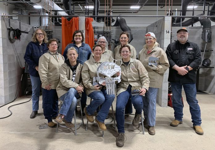 Women in Welding December Group Photo